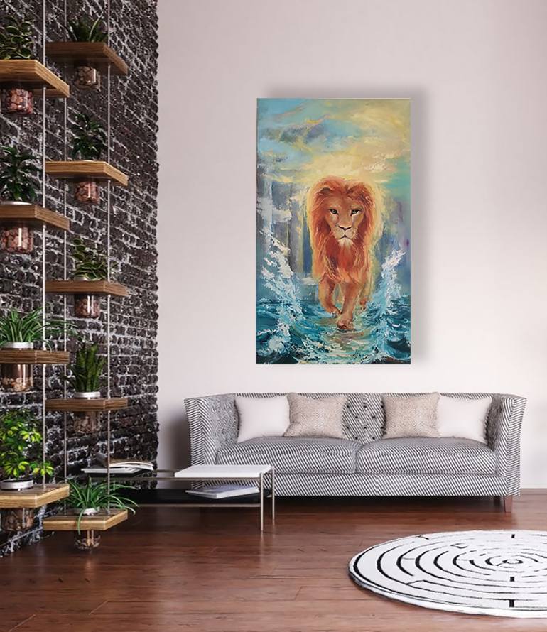 Original Illustration Religion Painting by Kateryna Ivanova