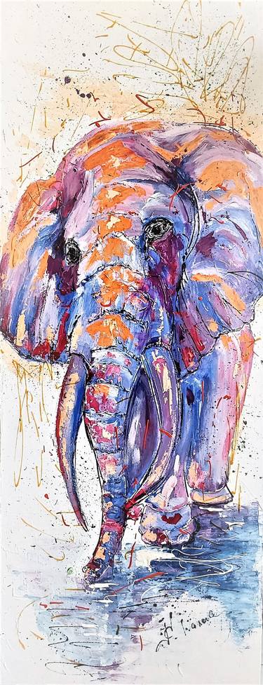 Original Fine Art Animal Paintings by Kateryna Ivanova