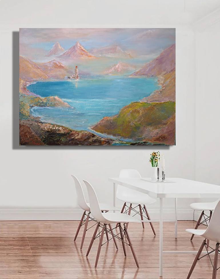 Original Impressionism Seascape Painting by Kateryna Ivanova