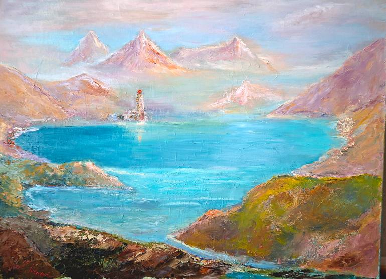 Original Impressionism Seascape Painting by Kateryna Ivanova