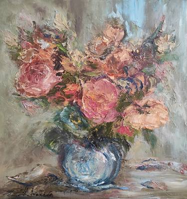 Original Fine Art Floral Paintings by Kateryna Ivanova