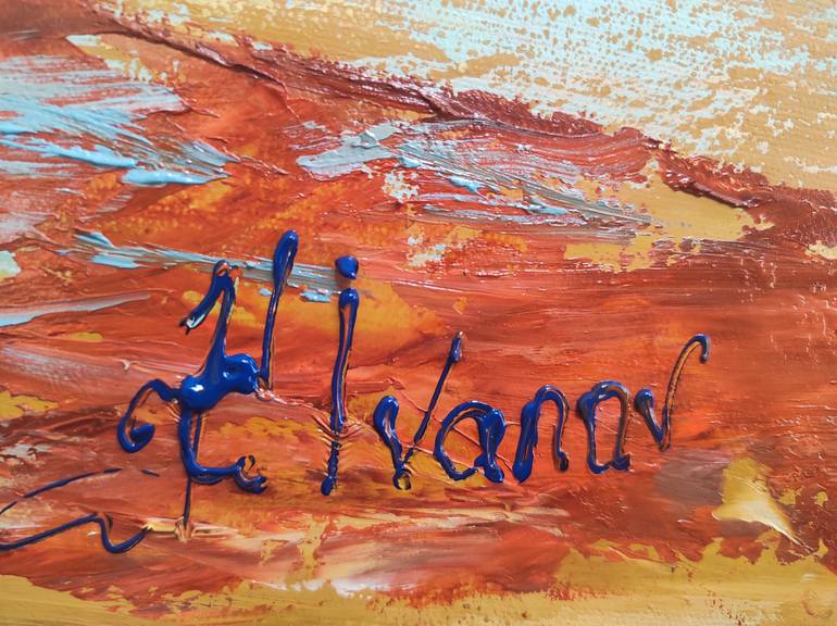 Original Impressionism Seascape Painting by Kateryna Ivanova
