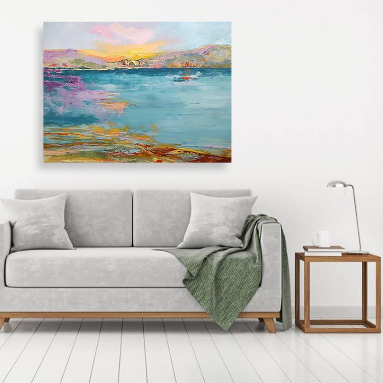 Original Impressionism Seascape Painting by Kateryna Ivanova