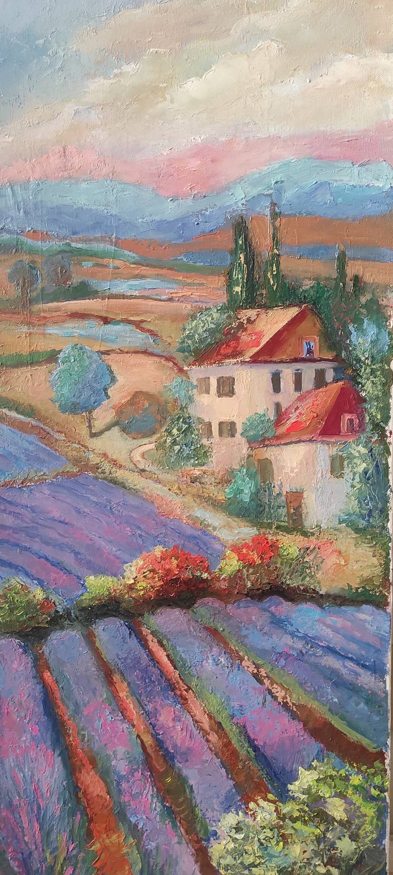 Original Impressionism Landscape Painting by Kateryna Ivanova