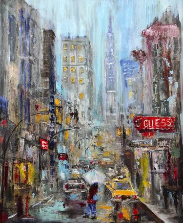 Print of Cities Paintings by Kateryna Ivanova