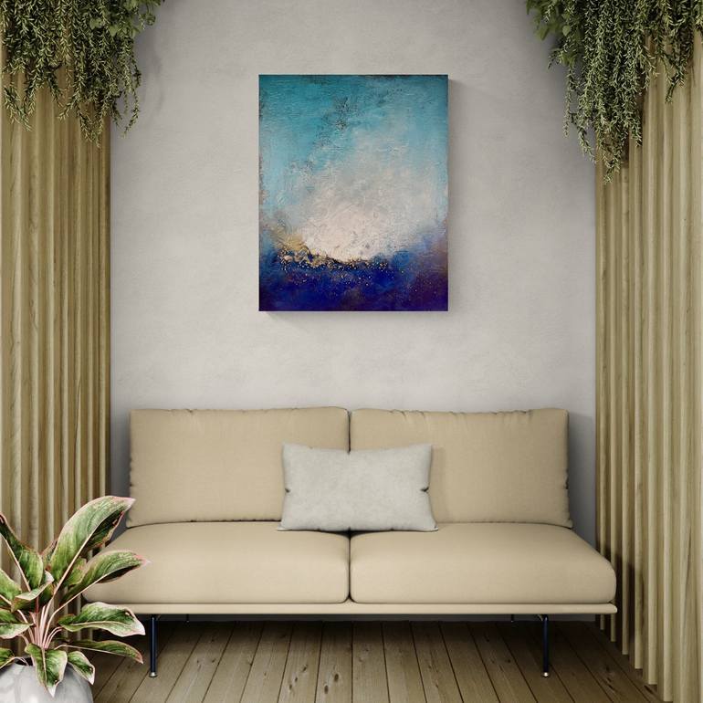 Original Abstract Expressionism Abstract Painting by Clementine Daudier