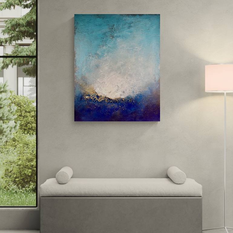 Original Abstract Expressionism Abstract Painting by Clementine Daudier