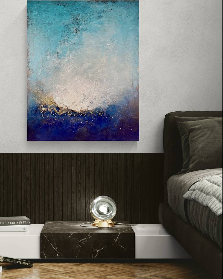 Original Abstract Expressionism Abstract Painting by Clementine Daudier