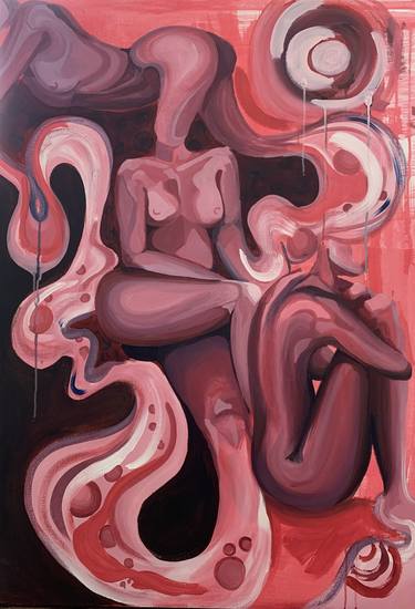 Original Nude Paintings by Morales Flynn