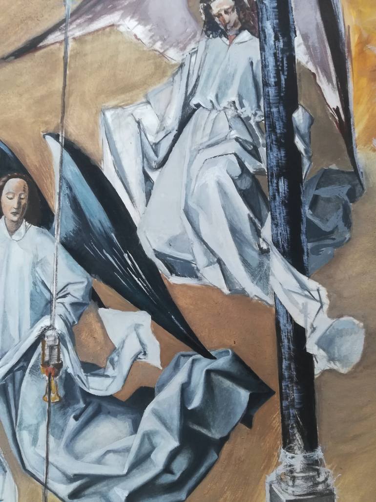 Original Figurative Religion Painting by Andrew Metto