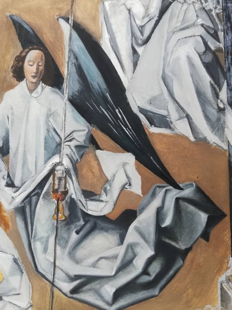 Original Figurative Religion Painting by Andrew Metto