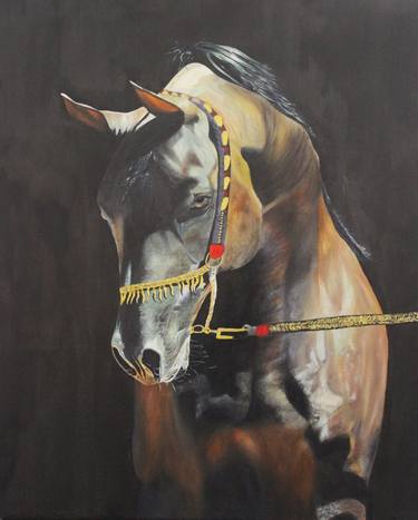 Original Contemporary Animal Paintings by Hafsa Ghaffar