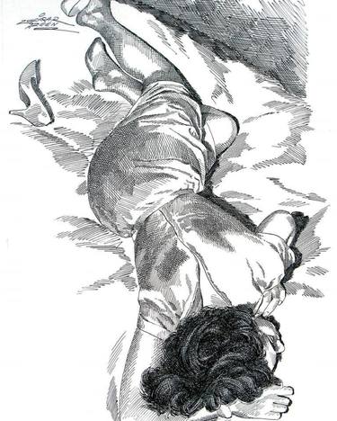 Print of Women Drawings by Zulfikar Aazeen