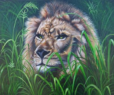 Print of Realism Animal Paintings by Sabina Irgaliyeva