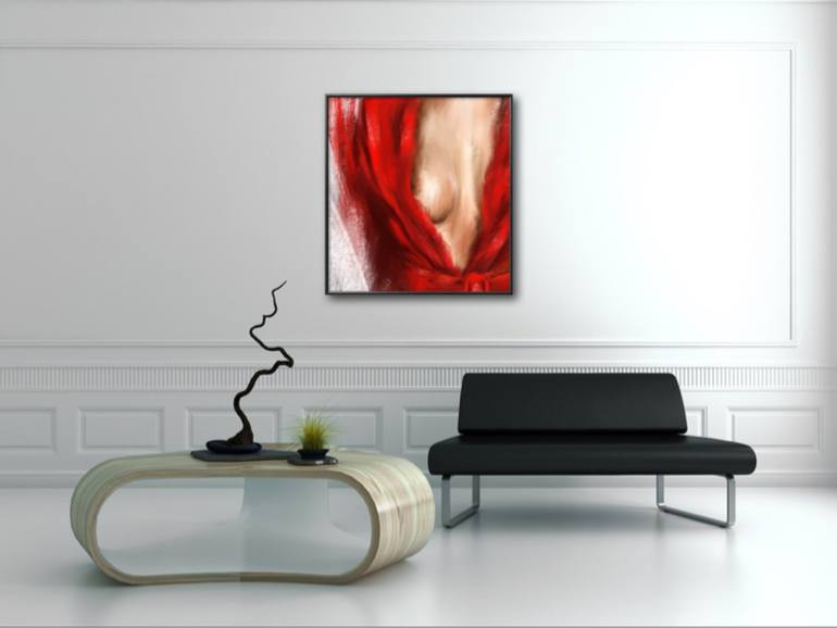 Original Fine Art Erotic Painting by Ti Shomina