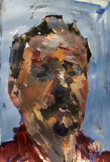 Original Expressionism Portrait Paintings by Clayton Lovell