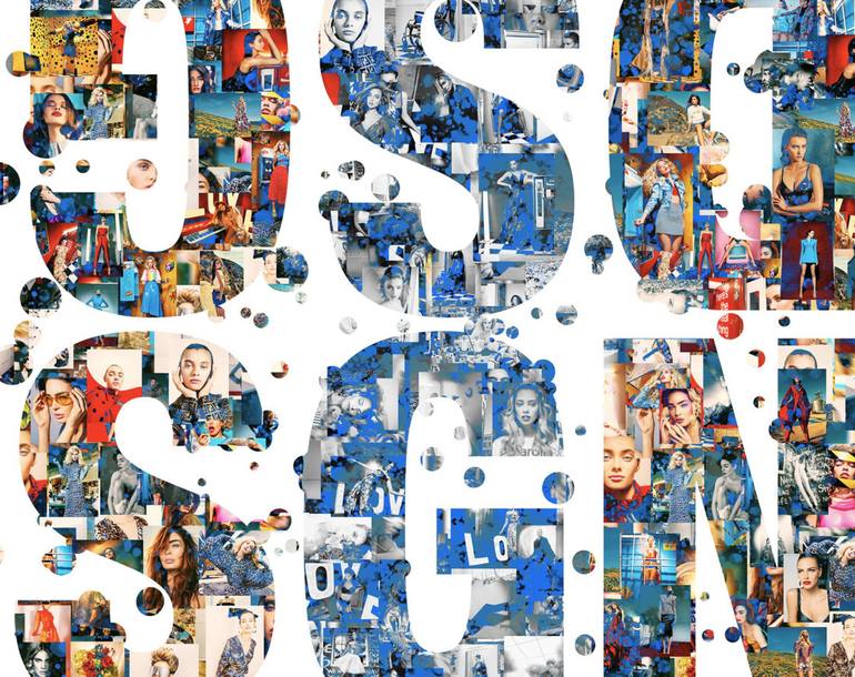 Original Abstract Typography Digital by Hennadiy Kvasov