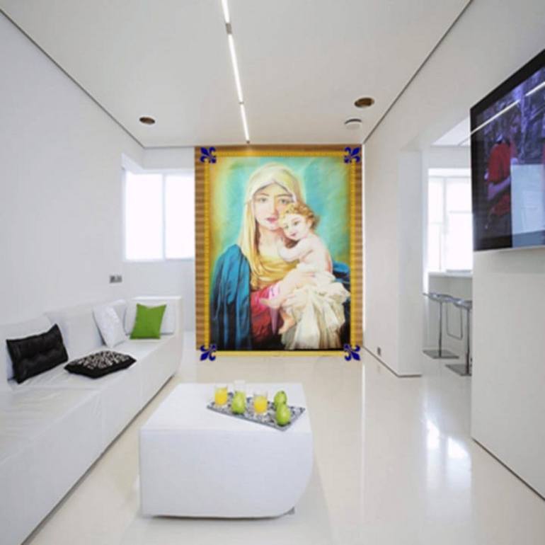 Original Realism Religion Painting by Javed Hafeez
