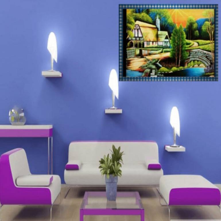 Original Realism Landscape Painting by Javed Hafeez