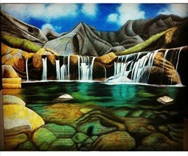 Original Landscape Paintings by JAVED HAFEEZ