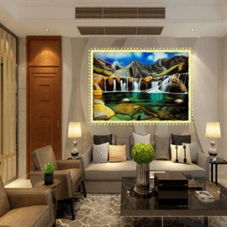 Original Realism Landscape Painting by Javed Hafeez