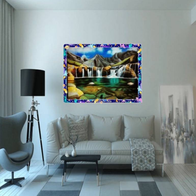 Original Realism Landscape Painting by Javed Hafeez