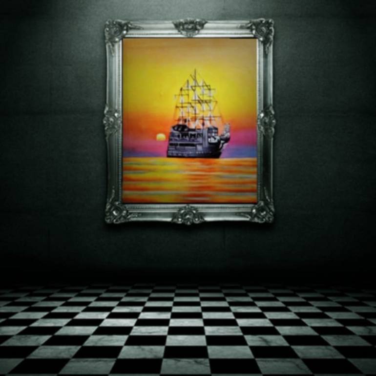 Original Realism Landscape Painting by Javed Hafeez