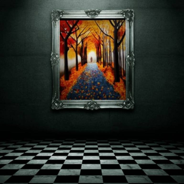 Original Realism Landscape Painting by Javed Hafeez