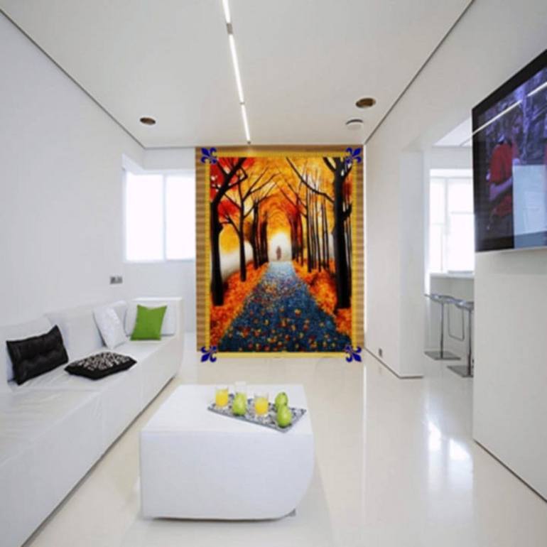 Original Realism Landscape Painting by Javed Hafeez