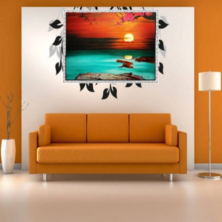 Original Realism Landscape Painting by Javed Hafeez