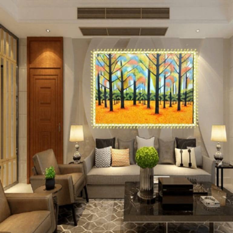 Original Realism Nature Painting by Javed Hafeez