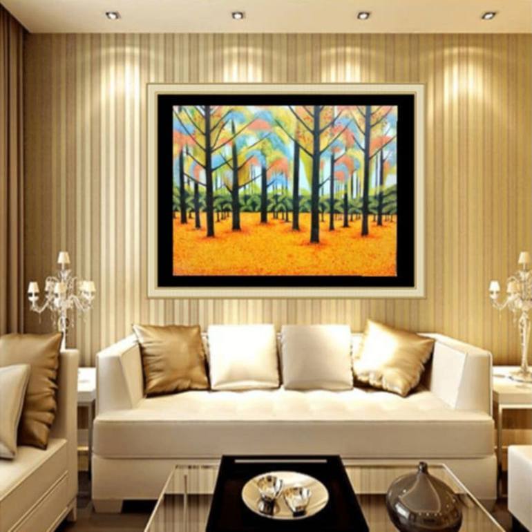 Original Realism Nature Painting by Javed Hafeez