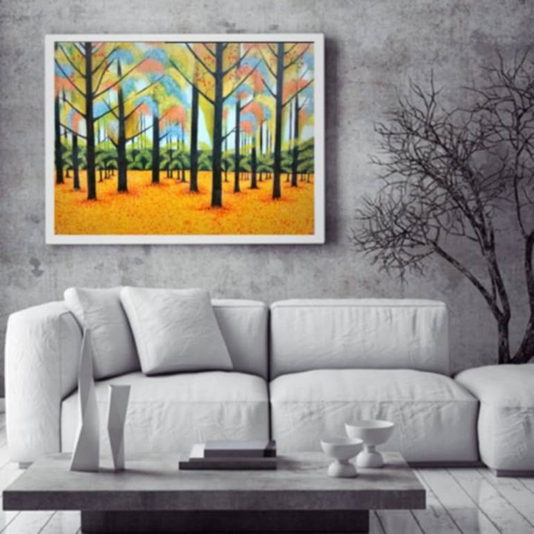 Original Realism Nature Painting by Javed Hafeez