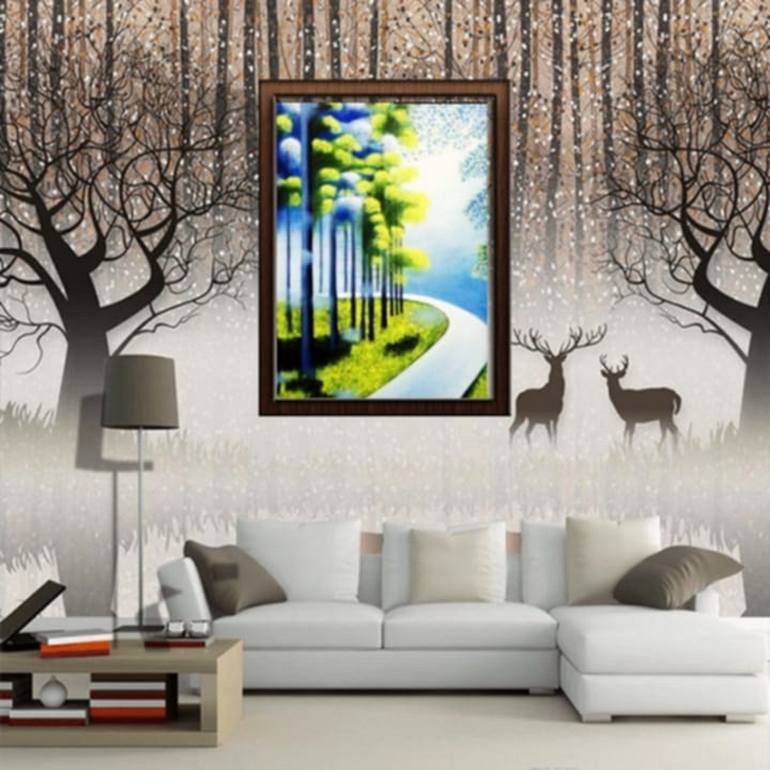 Original Realism Nature Painting by Javed Hafeez
