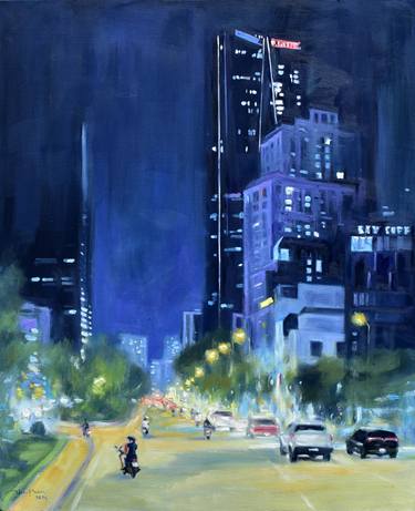 Print of Impressionism Cities Paintings by Thai Pham