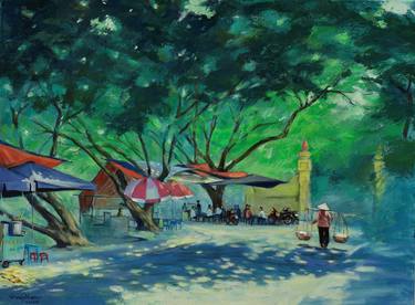 Print of Impressionism Landscape Paintings by Thai Pham