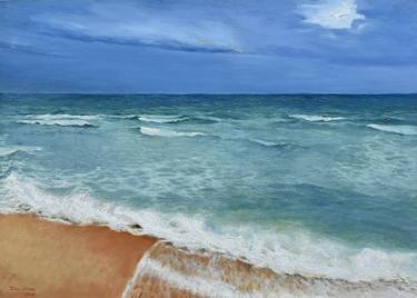 Print of Seascape Paintings by Thai Pham