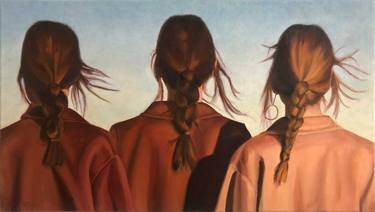 Original Figurative People Paintings by Simone Ensslin