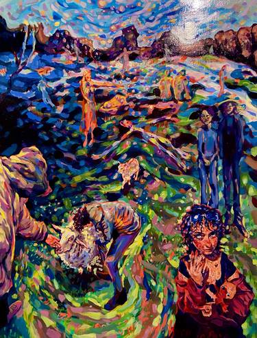 Print of Expressionism People Paintings by Natalie Jacobs