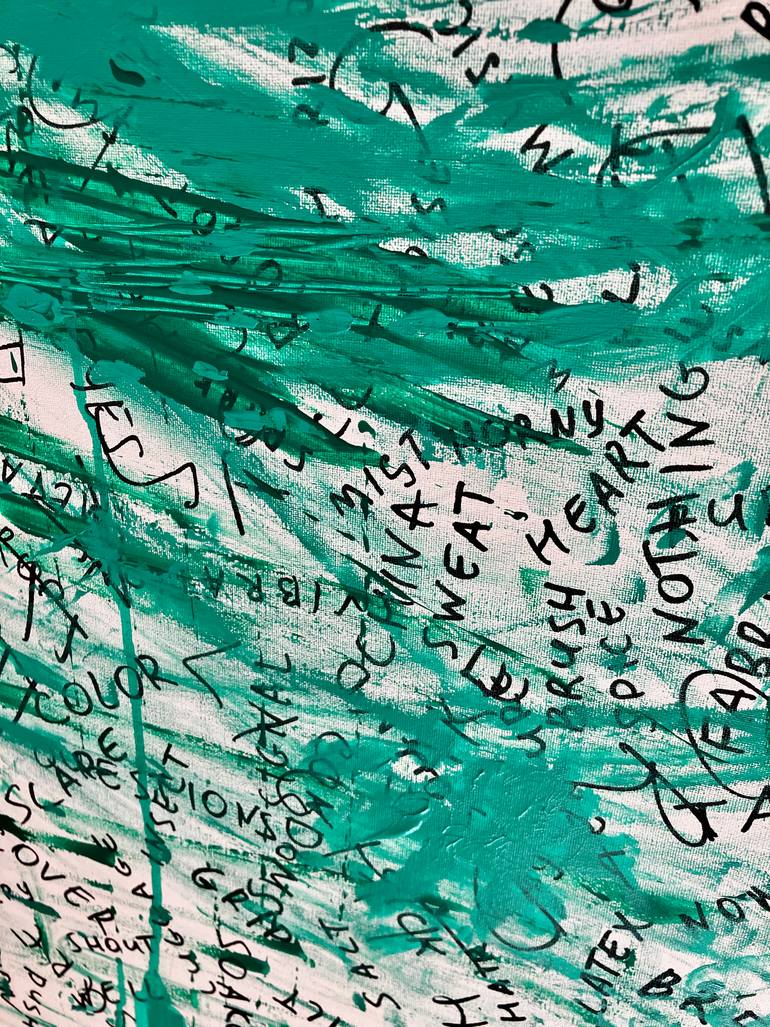 Original Abstract Painting by Theo Ellen Romanova