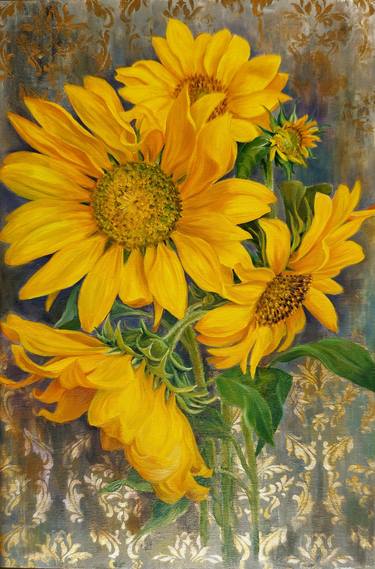 Original Floral Painting by Kate Motriuk