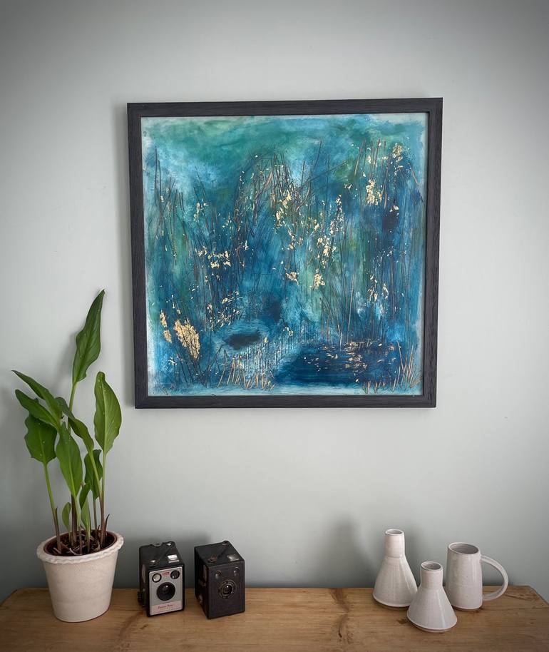 Original Abstract Expressionism Abstract Painting by Chloe Yandell