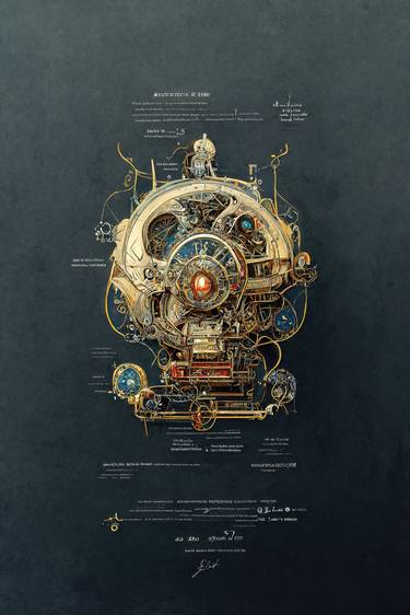 Print of Science/Technology Digital by Erkan Cerit