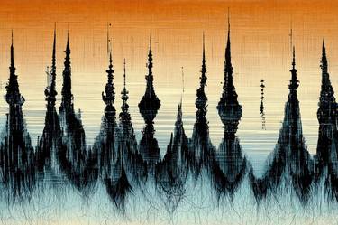 Print of Music Digital by Erkan Cerit