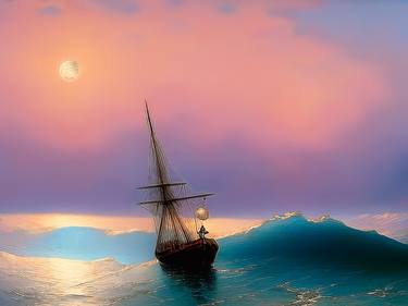 Original Boat Digital by Erkan Cerit