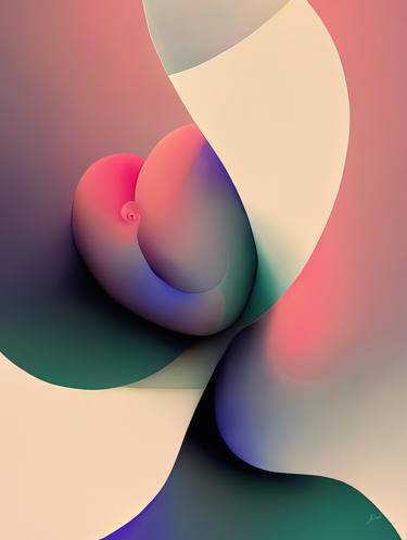 Print of Abstract Expressionism Abstract Digital by Erkan Cerit