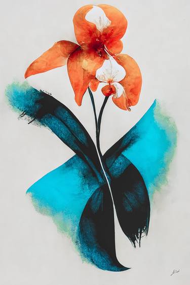 Print of Floral Digital by Erkan Cerit