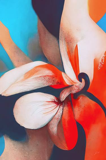 Original Abstract Floral Digital by Erkan Cerit