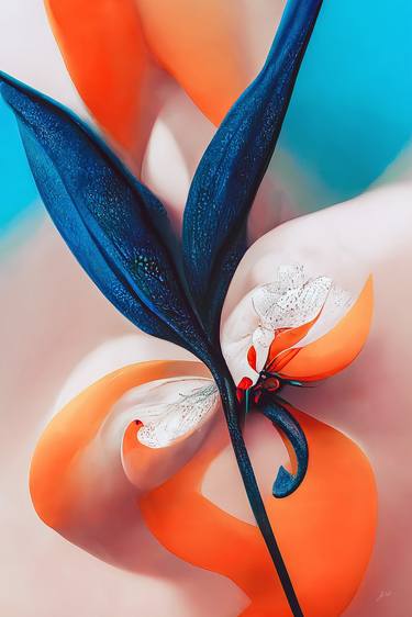 Print of Floral Digital by Erkan Cerit