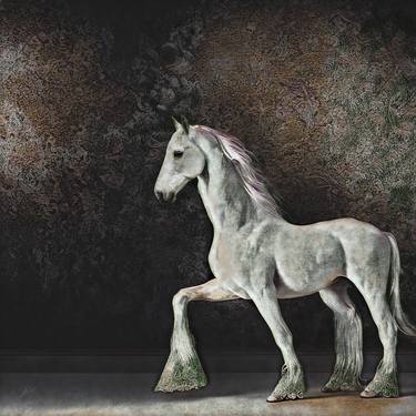 Original Modern Horse Digital by Erkan Cerit